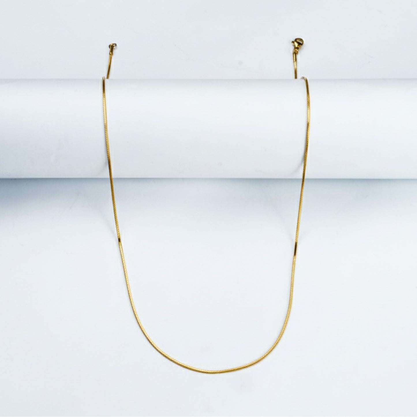 1.2mm Golden Round Snake Chain -316L