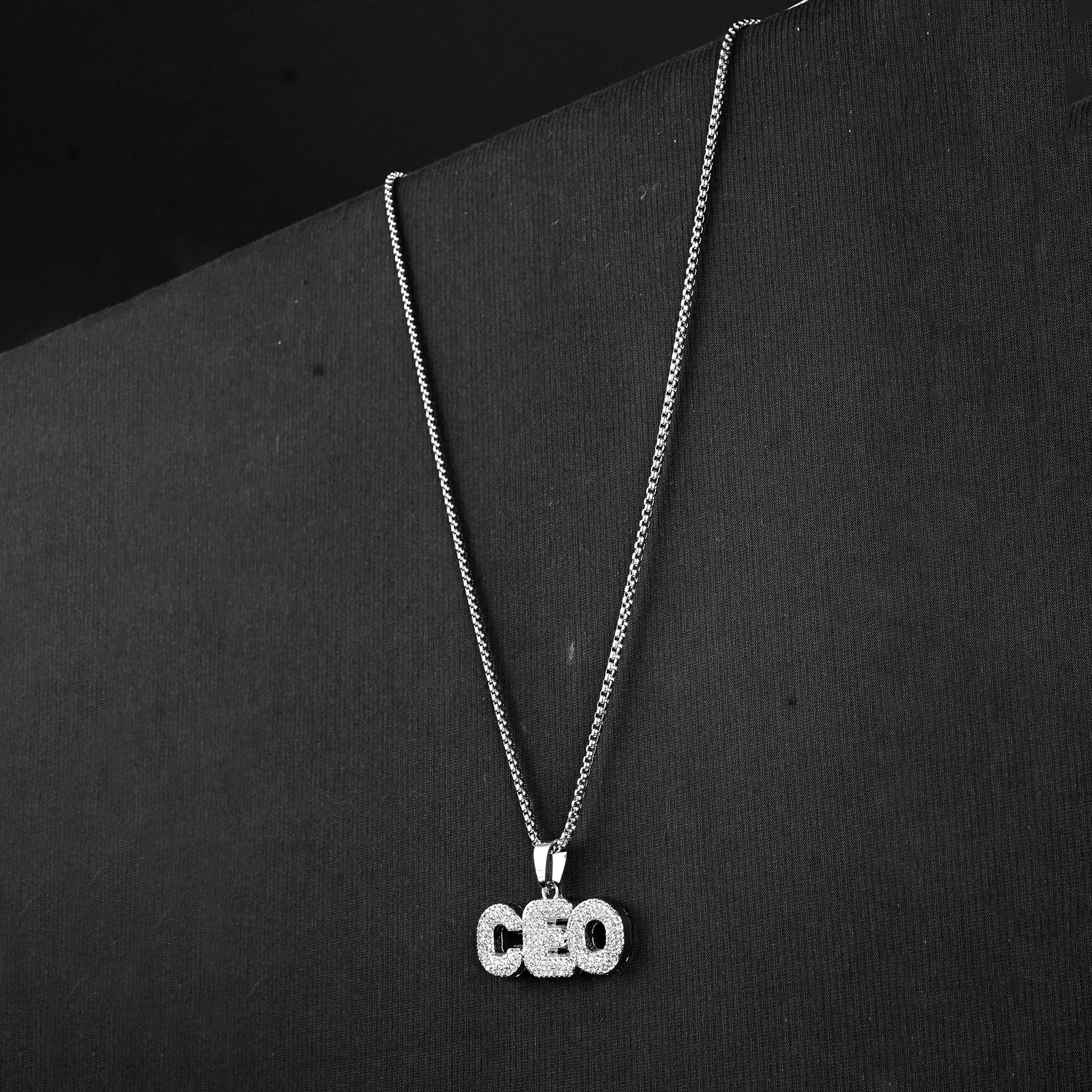 Diamond CEO Pendant Necklace