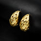 Golden Woven Drop Earrings