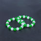 Green and White Bracelet