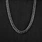 Pair Of Black Beaded Miami Chain