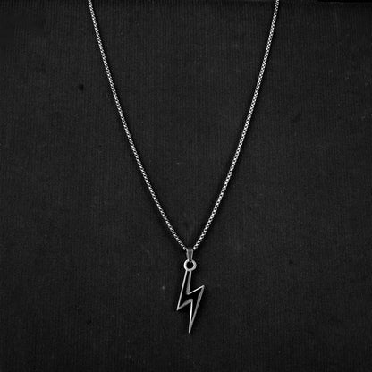 Flash pendant with silver Roundcut chain -317L