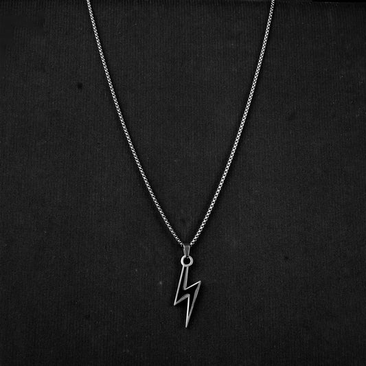 Flash pendant with silver Roundcut chain -317L