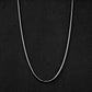 Pair Of Silver Flex Round Snake Chain
