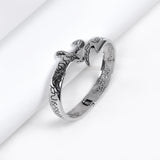 Silver Engraved Zulfiqar Sword Bangle