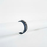 Blue Braided Double Leather Strap Bracelet
