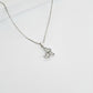 Pair Silver Triple Heart  Pendant with Silver Cable Chain -316L