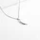 Silver Horn Shape Pendant with Silver Roundcut Chain -316L