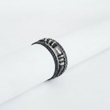 Silver Braided Multi Leather Strap Bracelet