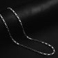 Silver Flex Flat Cable Chain -316L
