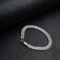 Silver Rhinestone Bracelet -316L