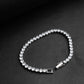 Silver Crystal Diamond Bracelet -316L